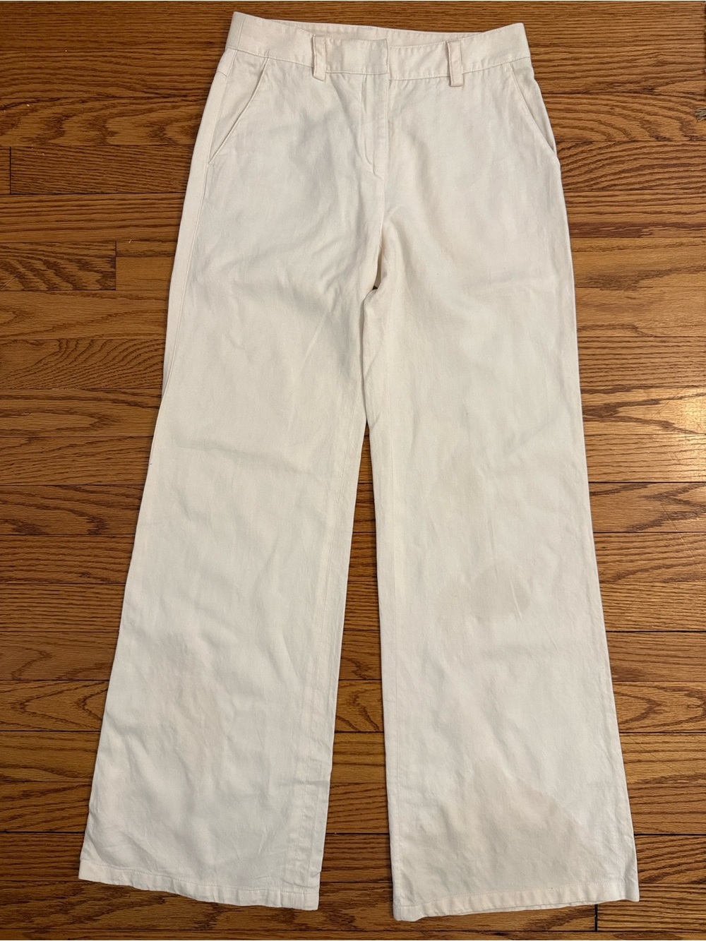 TWP linen flare pants 0